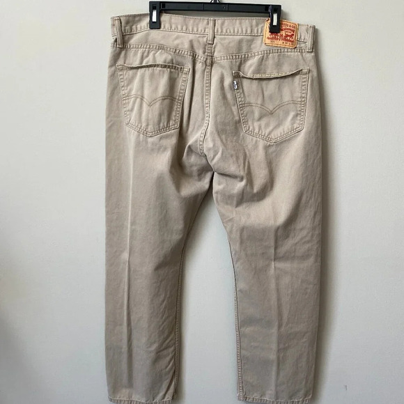 Levi's 505 Men's 40x30 Regular Fit Twill Mid-Rise Straight Leg Denim Jeans Pants - Picture 9 of 16